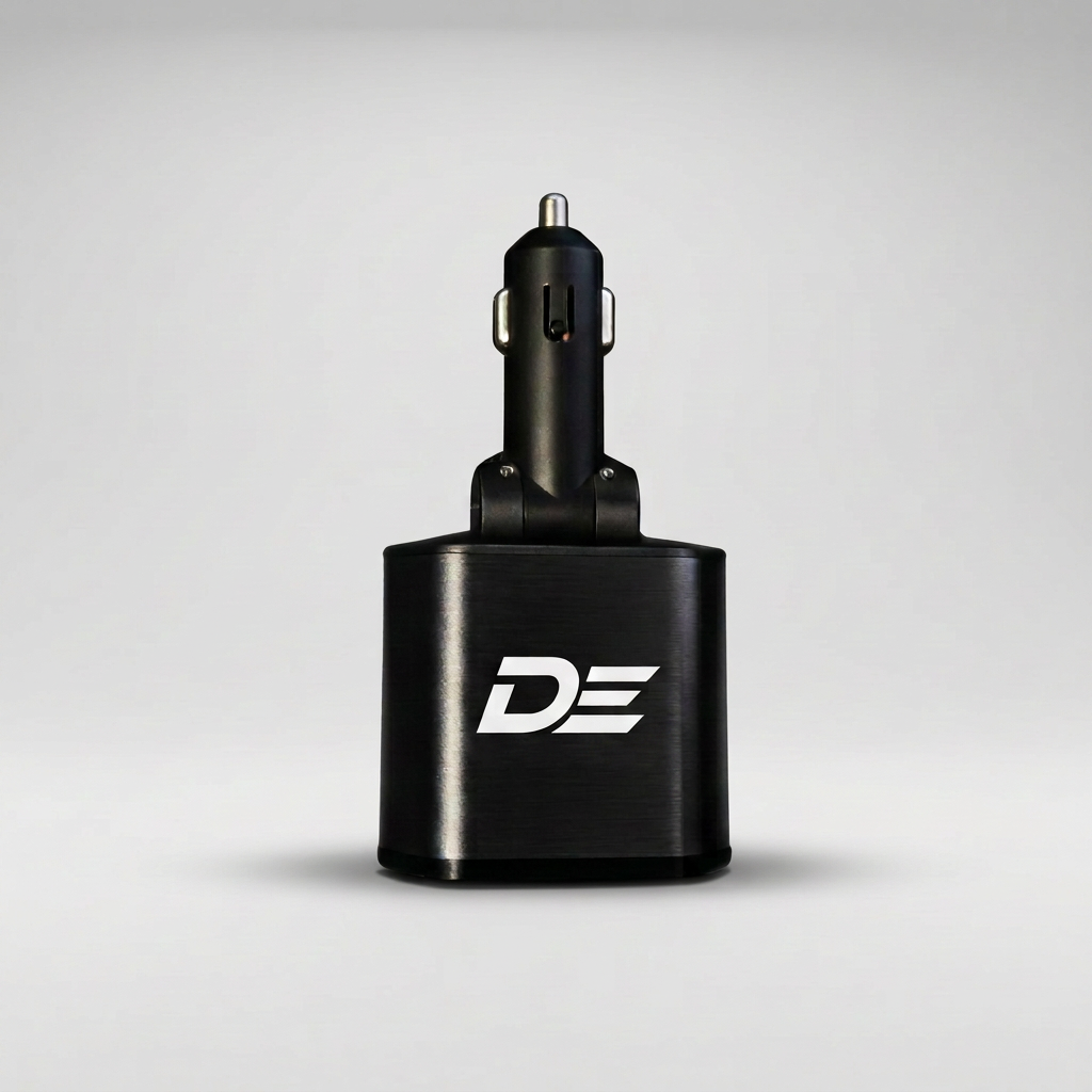 Charger with DRIVEESSENTIALS lettering removed and DE logo preserved